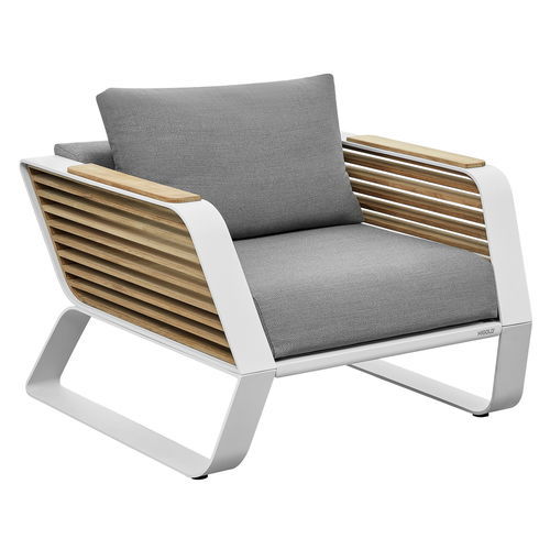 Poltrona contemporanea - WING - Higold - in Sunbrella® / in alluminio / per cuscini