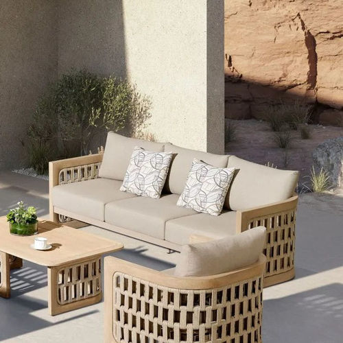 Divano contemporaneo - RIVA - Higold - da esterno / in Sunbrella® / con braccioli