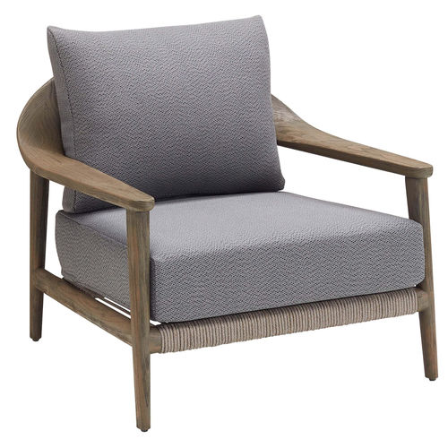 Poltrona contemporanea - LEO - Higold - in Sunbrella® / in legno / in corda