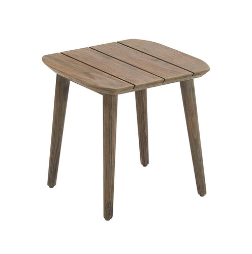 Tavolo d'appoggio contemporaneo - LEO - Higold - in legno / con supporto in legno / quadrato