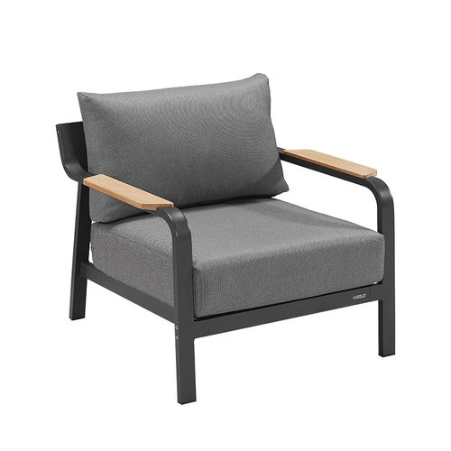 Poltrona contemporanea - VISCONTI - Higold - in Sunbrella® / in alluminio / con cuscino rimovibile
