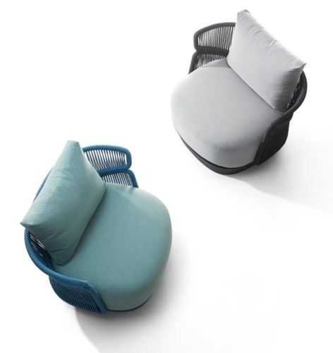 Poltrona contemporanea - AIO - Higold - in Sunbrella® / in alluminio / in corda
