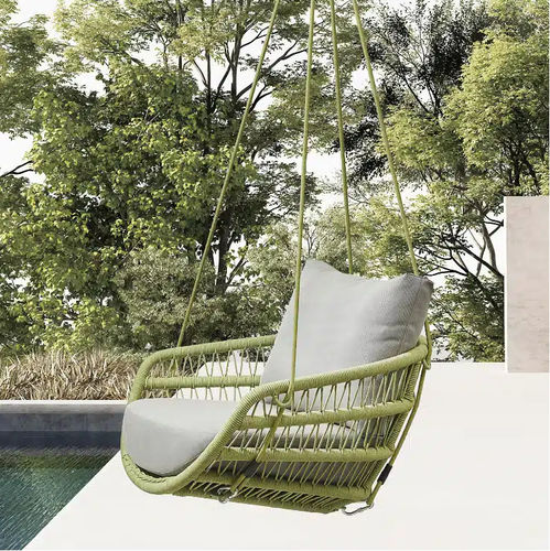 Sedia sospesa contemporanea - VASCA - Higold - da esterno / in Sunbrella® / in corda