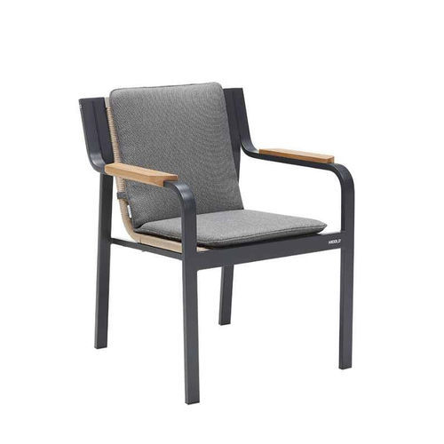 Sedia da pranzo contemporanea - VISCONTI - Higold - da esterno / in Sunbrella® / in teak