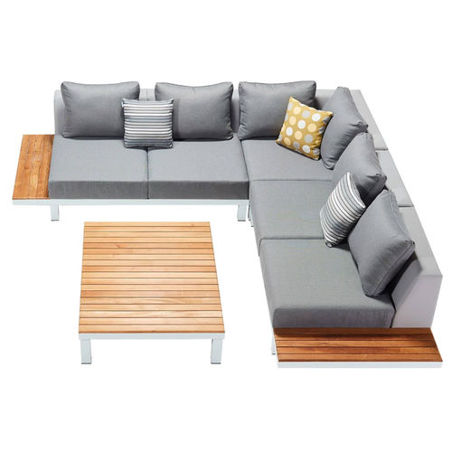 Divano modulare - POLO - Higold - contemporaneo / da esterno / in Sunbrella®