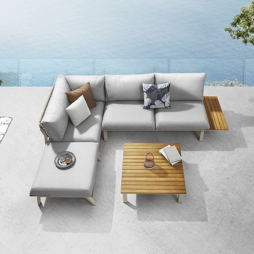 Divano modulare - PUNTO - Higold - contemporaneo / da esterno / in Sunbrella®