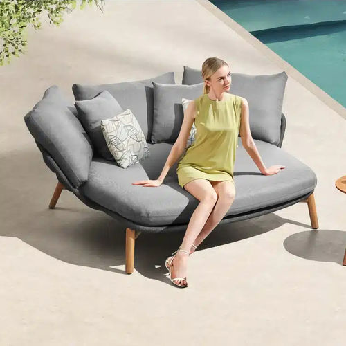 Dormeuse contemporanea - VASCA - Higold - in Sunbrella® / in corda / in alluminio