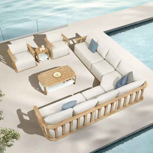 Divano modulare - PALLISAD - Higold - contemporaneo / da esterno / in Sunbrella®