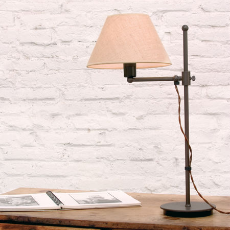 Lampada da tavolo - LONDON CROSS S - Luxcambra - in cotone / contemporanea / con cavo