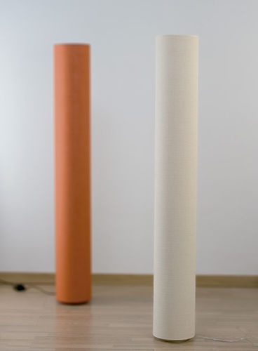 Colonna luminosa contemporanea - TUB P - Luxcambra - in cotone / a lampada fluorescente / da interno