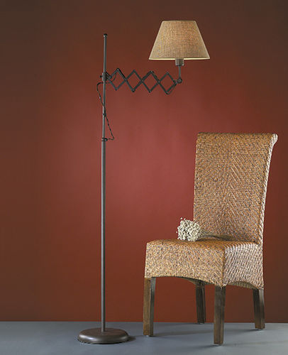 Lampada da terra - LONDON P - Luxcambra - in cotone / contemporanea / con cavo