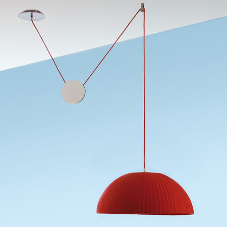 Lampada a sospensione - SIOUX-2 C - Luxcambra - in tessuto / contemporanea / con cavo