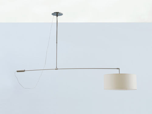 Lampada a sospensione - ARCO C - Luxcambra - in cotone / contemporanea / con cavo