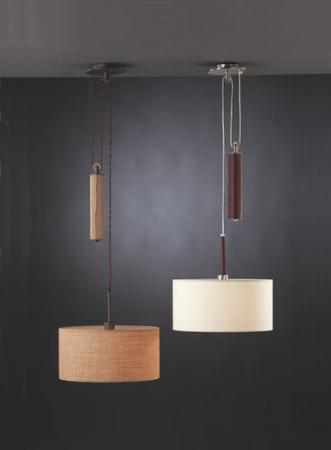 Lampada a sospensione - OSLO - Luxcambra - in cotone / contemporanea / con cavo