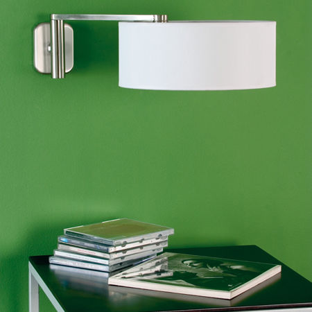 Applique contemporanea - MATRIX A - Luxcambra - da interno / in nichel / in seta