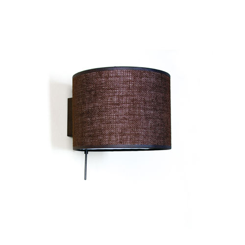 Applique contemporanea - ROOM - Luxcambra - da interno / in nichel / in cotone