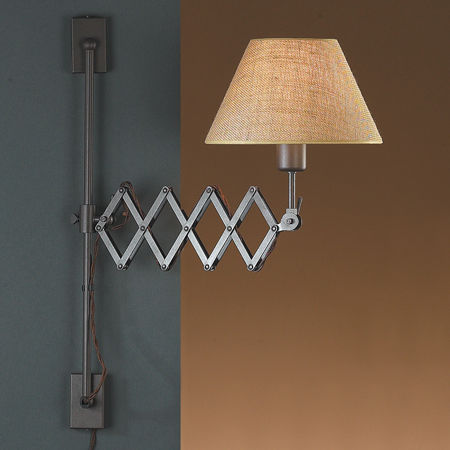 Applique contemporanea - LONDON A - Luxcambra - da interno / in cotone / conica