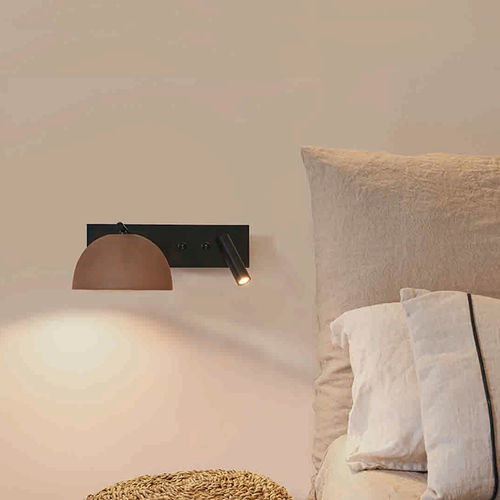 Applique contemporanea - ABSIS - Luxcambra - da interno / in ceramica / con disco diffusore