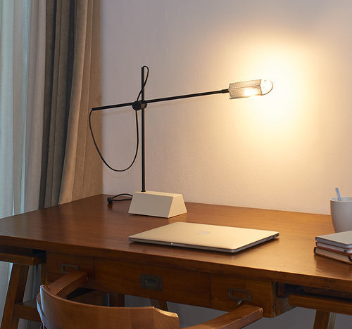 Lampada da tavolo - H2 - Luxcambra - per ufficio / in metallo laccato / contemporanea