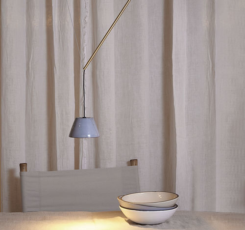 Lampada a sospensione - ABSIDIOLA C MOBILE - Luxcambra - in ceramica / in alabastro / contemporanea