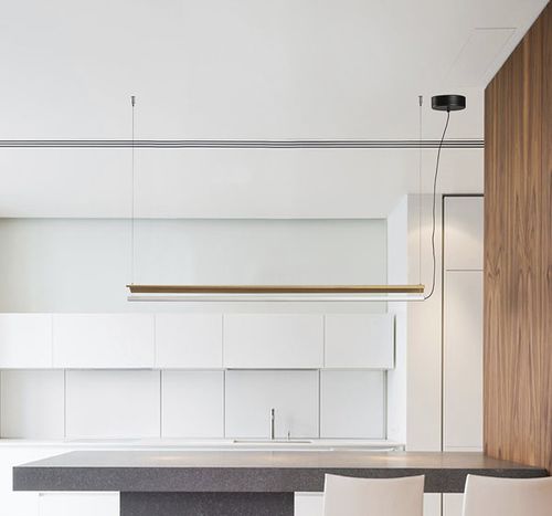 Lampada a sospensione - KITO C - Luxcambra - in rovere / contemporanea / con cavo