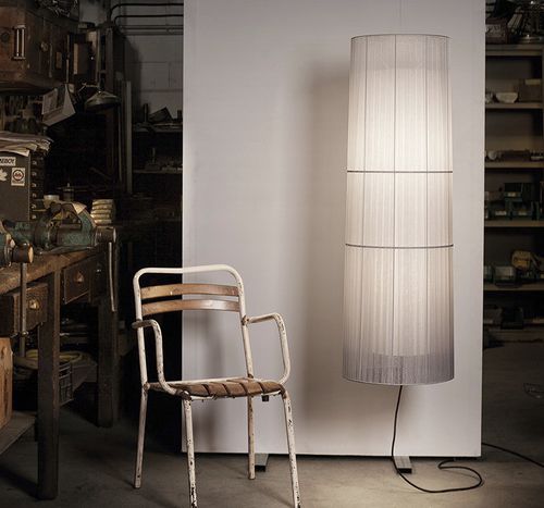 Lampada a sospensione - INDIANA XL C - Luxcambra - in tessuto / contemporanea / con cavo