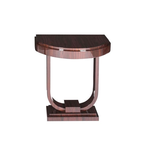 Consolle Art Deco - KS035 - Cygal Art Deco GmbH & Co. KG - in ebano di macassar / con supporto in ebano di macassar / a forma di D