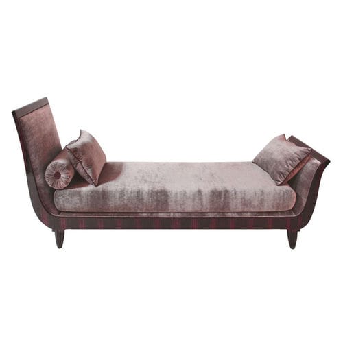 Dormeuse Art Deco - SF124L - Cygal Art Deco GmbH & Co. KG - in tessuto / in pelle / in legno massiccio