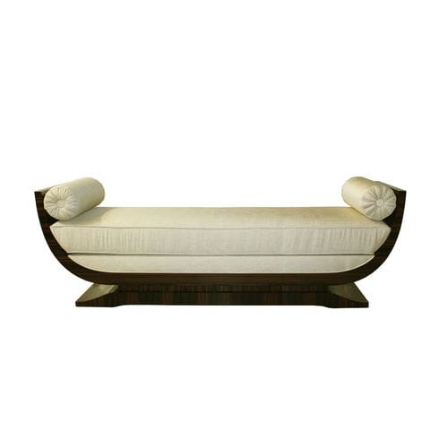 Dormeuse Art Deco - SF100 - Cygal Art Deco GmbH & Co. KG - in tessuto / in pelle / in legno massiccio
