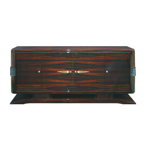 Credenza Art Deco - SB005 - Cygal Art Deco GmbH & Co. KG - in legno laccato brillante / in ebano di macassar / in galuchat