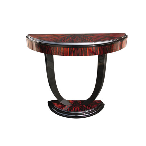 Consolle Art Deco - KS001 - Cygal Art Deco GmbH & Co. KG - in legno con vernice di protezione brillante / in ebano di macassar / con supporto in legno con vernice di protezione