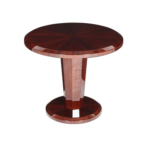 Tavolino Art Deco - BS012 - Cygal Art Deco GmbH & Co. KG - in legno con vernice di protezione brillante / in legno di rosa / con supporto in legno con vernice di protezione