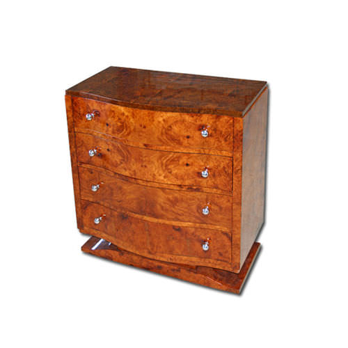 Cassettone Art Deco - K008 - Cygal Art Deco GmbH & Co. KG - in legno / fatto a mano / 4 cassetti