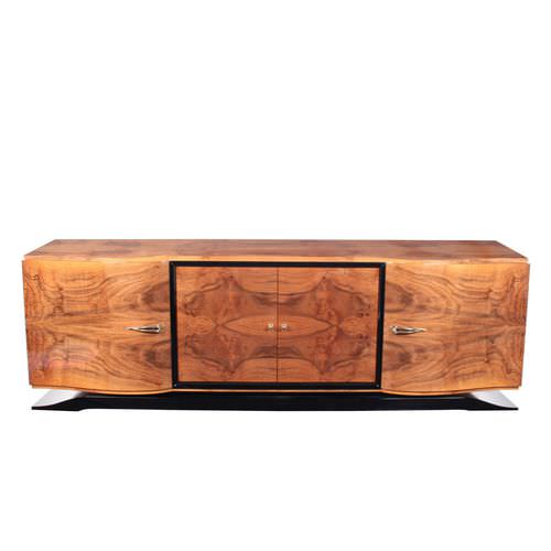 Credenza Art Deco - SB001 - Cygal Art Deco GmbH & Co. KG - in legno laccato brillante / in legno di rosa / con ante battenti