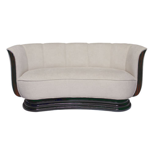 Divano Art Deco - SF020 - Cygal Art Deco GmbH & Co. KG - in tessuto / in pelle / con braccioli