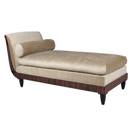 Dormeuse Art Deco - SF125 - Cygal Art Deco GmbH & Co. KG - in tessuto / in pelle / in legno massiccio