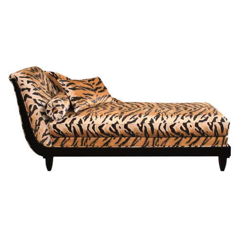 Dormeuse Art Deco - SF132 - Cygal Art Deco GmbH & Co. KG - in tessuto / in pelle / in legno massiccio