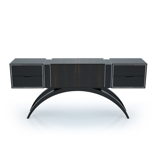 Credenza con piedi alti - ZSB001 - Cygal Art Deco GmbH & Co. KG - Art Deco / in legno laccato brillante / in ziricote