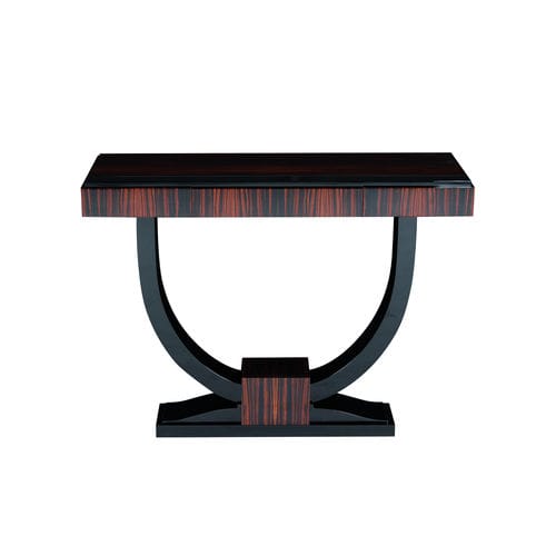 Consolle Art Deco - KS003 - Cygal Art Deco GmbH & Co. KG - in legno con vernice di protezione brillante / in ebano di macassar / con supporto in ebano di macassar
