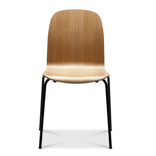 Sedia visitatore design scandinavo - BOSTON - Danerka - da interno / in tessuto / in faggio