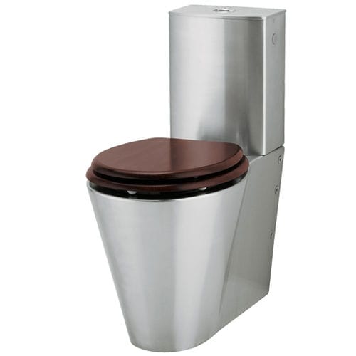 WC monoblocco - WCK4-HC - Intra Teka - in acciaio inossidabile / contract / per disabili