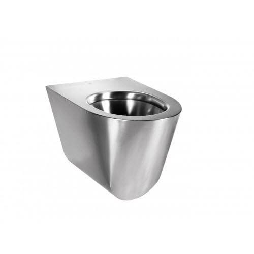 WC sospeso - INS 535 OVC M12 - Intra Teka - in acciaio inossidabile / contract