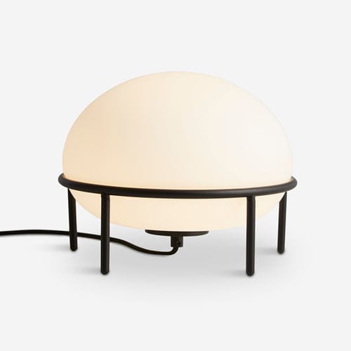 Lampada da tavolo - PUMP - WOUD - in acciaio / in vetro / contemporanea
