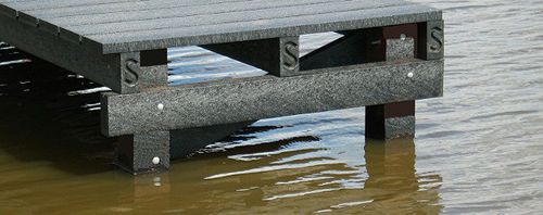 Trave prefabbricata - Lankhorst - in plastica / a sezione rettangolare / a I