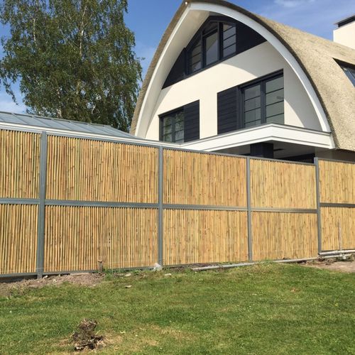 Recinzione a pannelli - BAMBOOWALL  - Kokosystems BV - da giardino / in acciaio / contemporanea