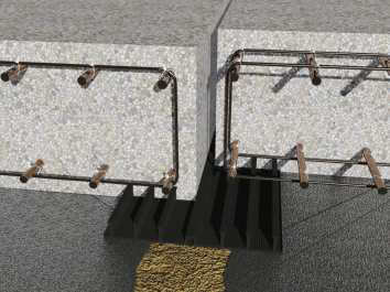 Giunto di dilatazione in PVC-P - DA - Leschuplast - per solaio / impermeabile