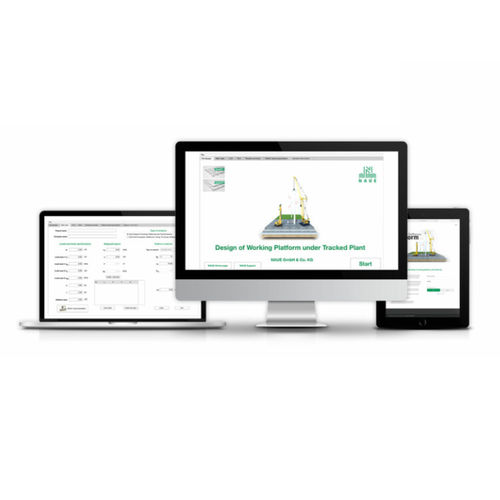 Software di progettazione - PLATFORM - NAUE - di calcolo geotecnico / per strutture in calcestruzzo