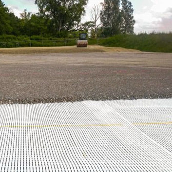 Geogriglia di consolidamento - SECUGRID® HS - NAUE - per stabilizzazione dei terreni / per fondazione / per lavori pubblici