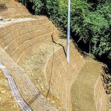 Geogriglia antierosione - SECUGRID® M3 T - NAUE - di consolidamento / per muro di contenimento / in acciaio