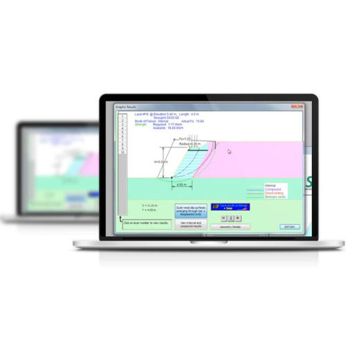 Software di calcolo geotecnico - SECUSLOPE - NAUE - per strutture in calcestruzzo